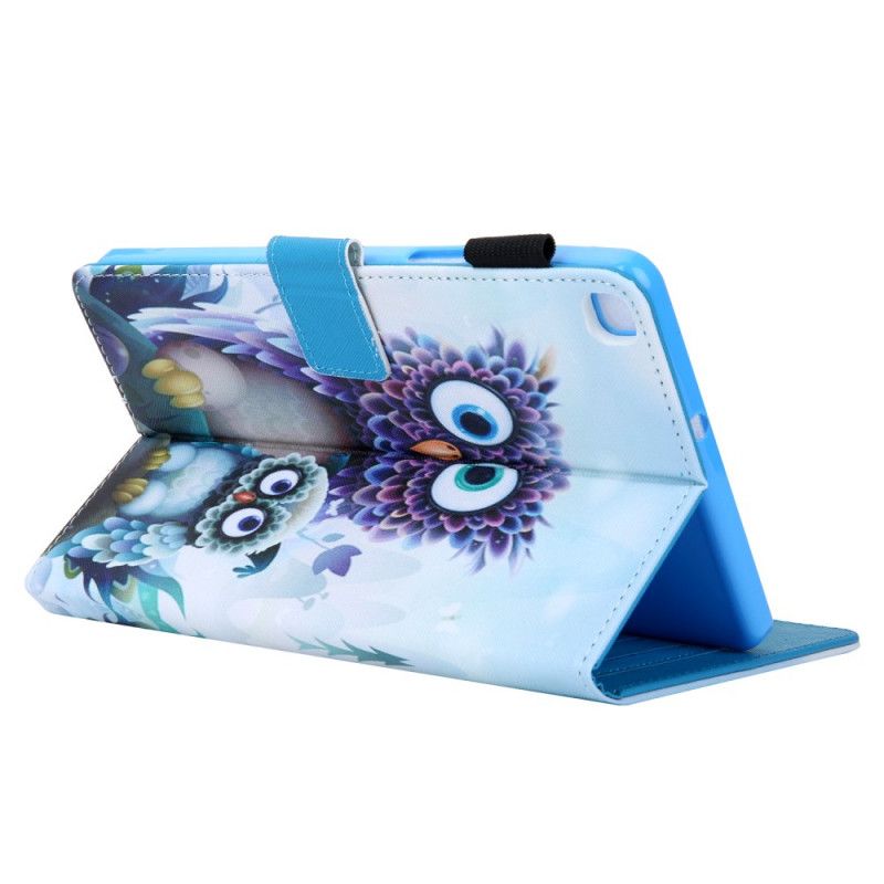 Flip Case Leren Samsung Galaxy Tab A 8" (2019) Bange Uil