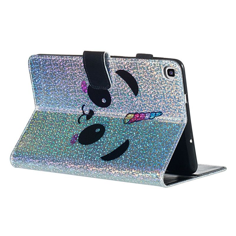 Leren Hoesje Samsung Galaxy Tab A 8" (2019) Glitter Panda