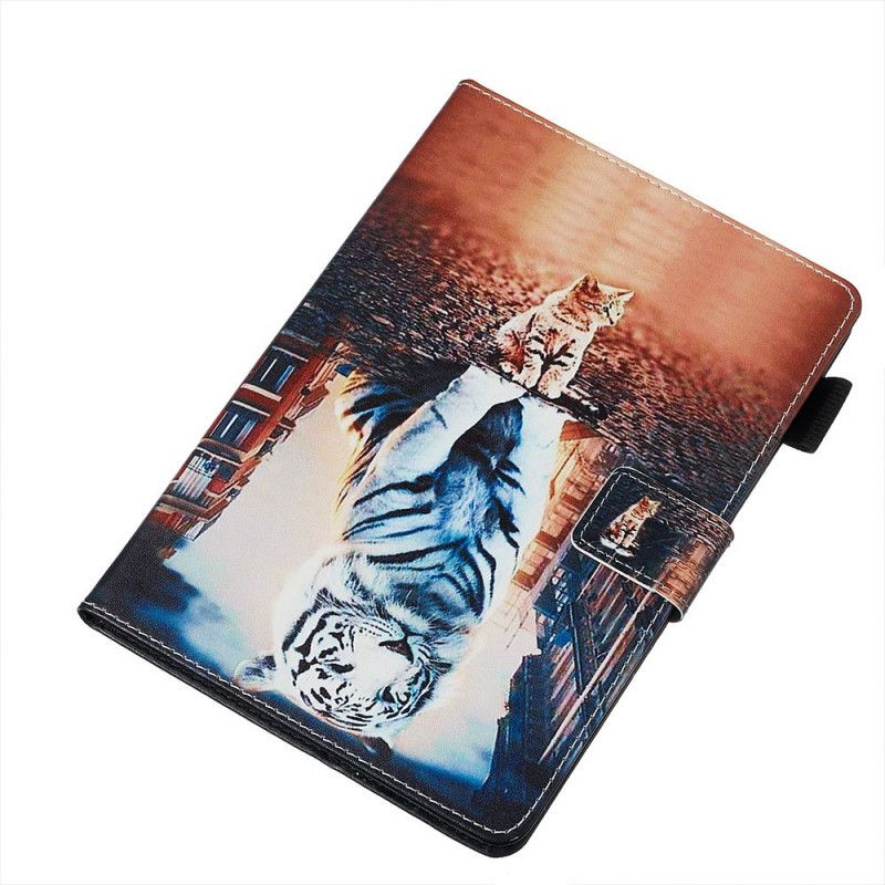 Leren Hoesje Samsung Galaxy Tab A 8" (2019) Kitten Reflectie