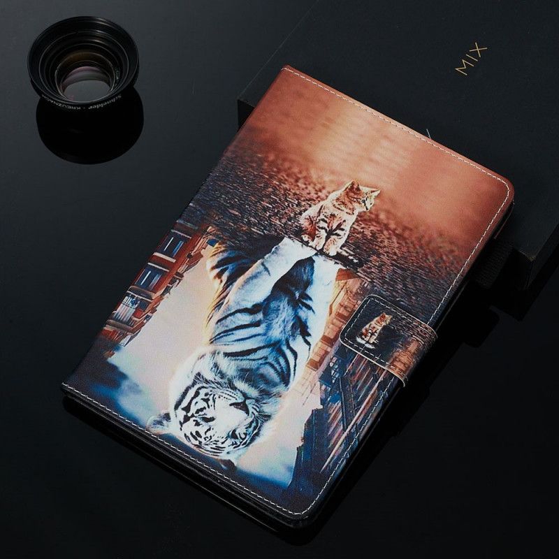 Leren Hoesje Samsung Galaxy Tab A 8" (2019) Kitten Reflectie