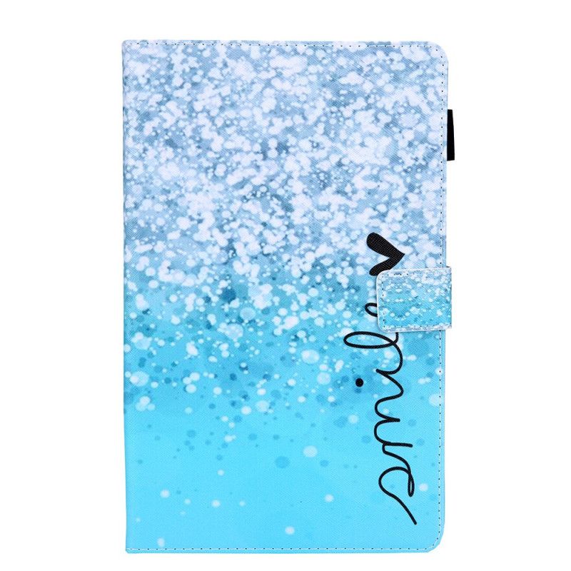 Leren Hoesje Samsung Galaxy Tab A 8" (2019) Sprankelende Stippen