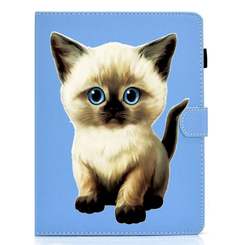 Leren Hoesje voor Samsung Galaxy Tab A 8" (2019) Verlegen Kitten