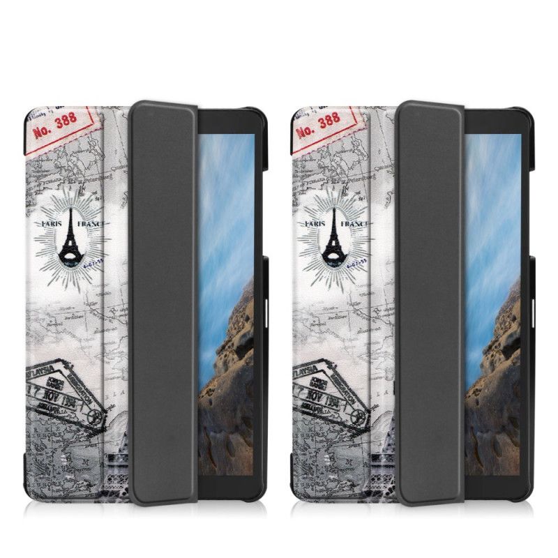 Smart Case Samsung Galaxy Tab A 8" (2019) Retro Eiffeltoren