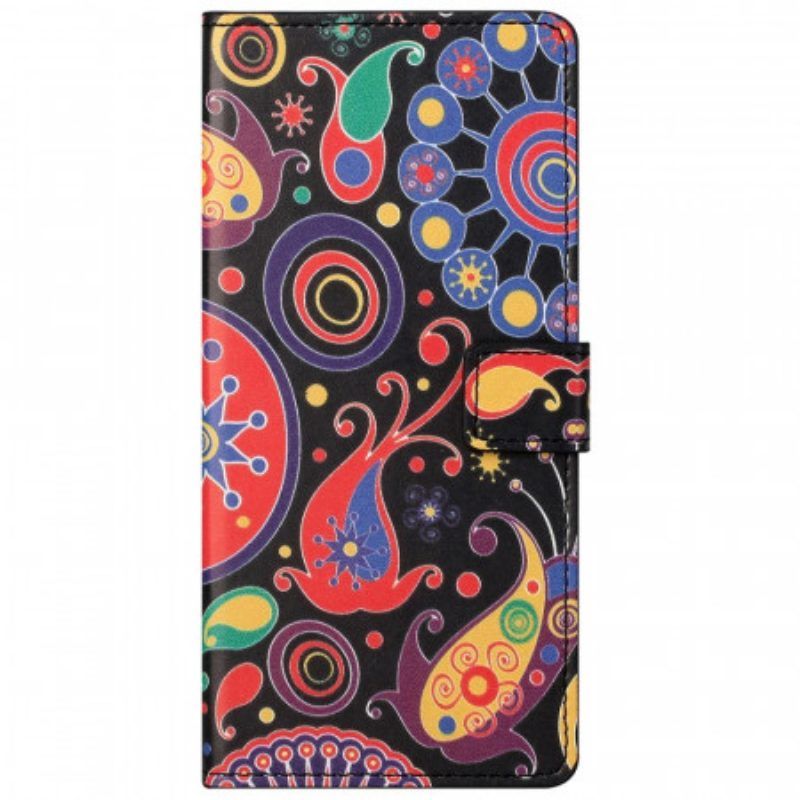Folio-hoesje voor Google Pixel 6A Galaxy Patroon