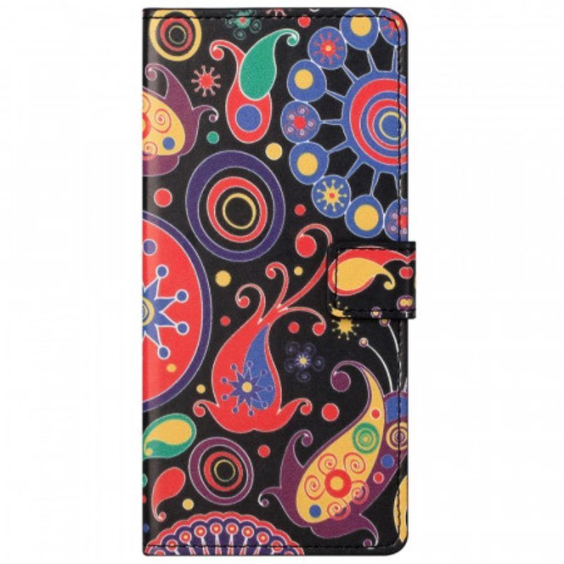 Folio-hoesje voor Google Pixel 6A Galaxy Patroon