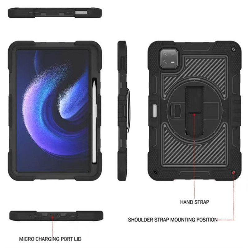 Case Hoesje Xiaomi Pad 6 Pro Telefoonhoesje Ultrasterk Met Schouderriem
