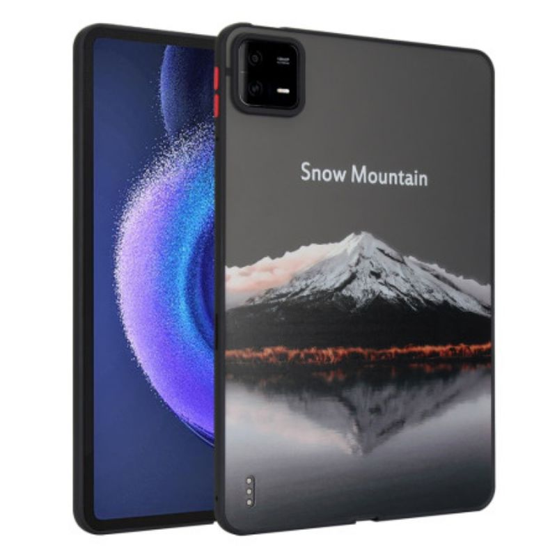 Hoesje Xiaomi Pad 6 Pro Besneeuwde Berg