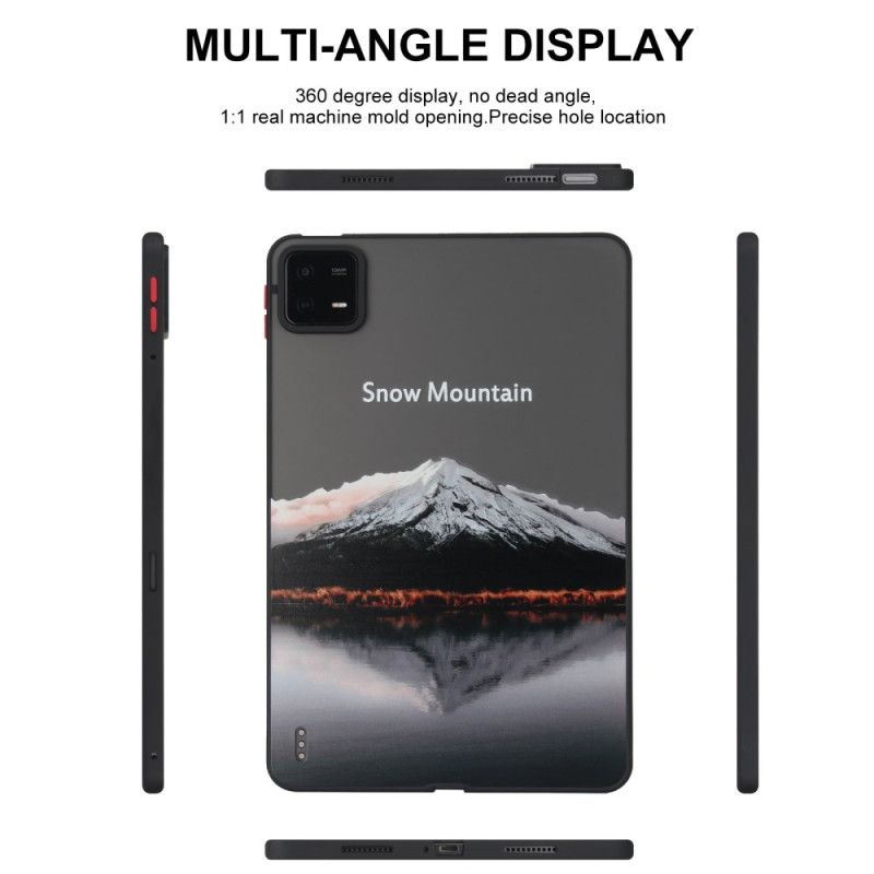 Hoesje Xiaomi Pad 6 Pro Besneeuwde Berg