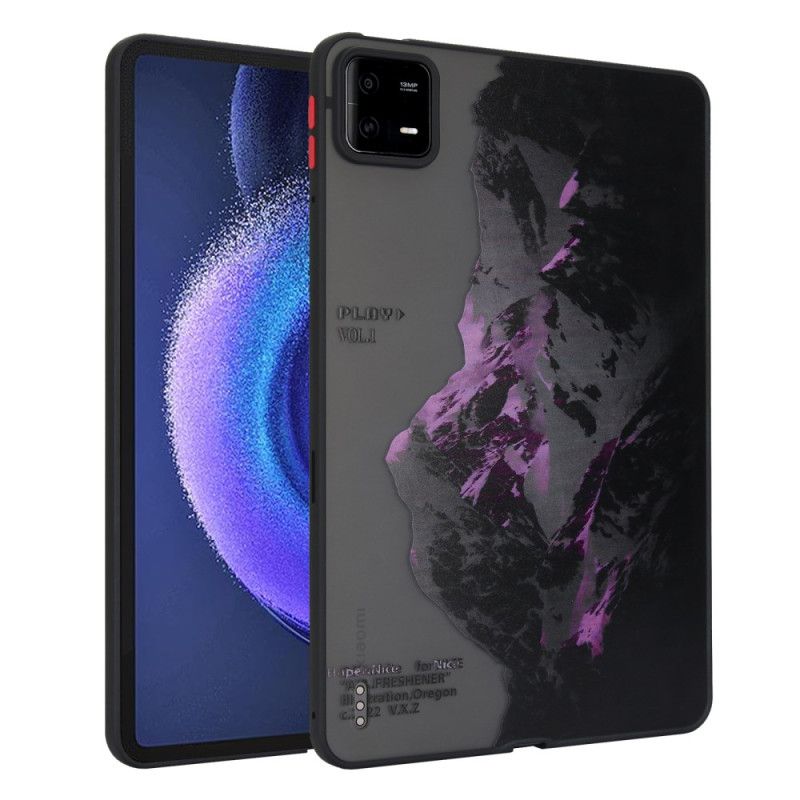 Hoesje Xiaomi Pad 6 Pro Paarse Besneeuwde Berg