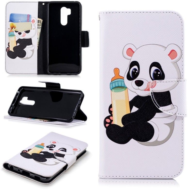 Bescherming Hoesje LG G7 ThinQ Telefoonhoesje Babypanda
