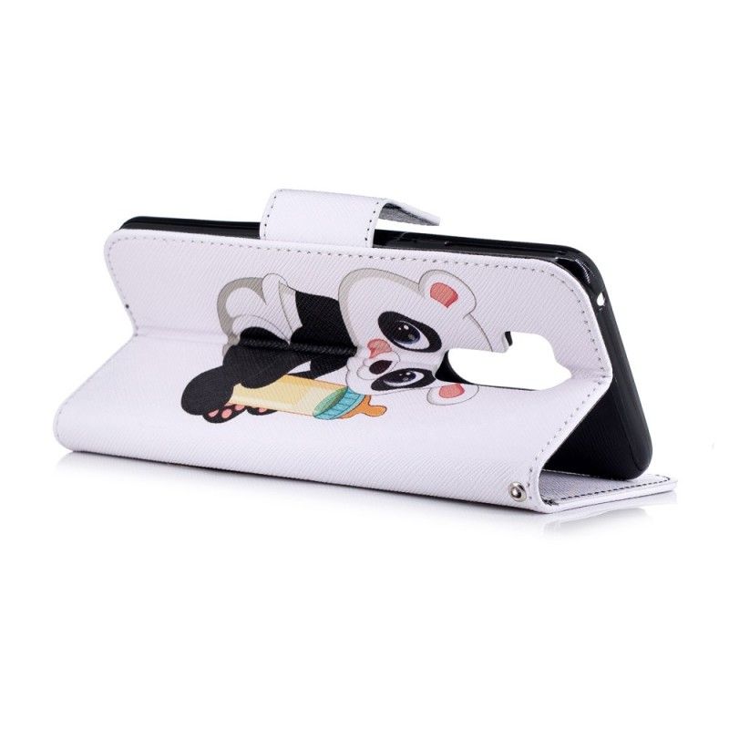 Bescherming Hoesje LG G7 ThinQ Telefoonhoesje Babypanda