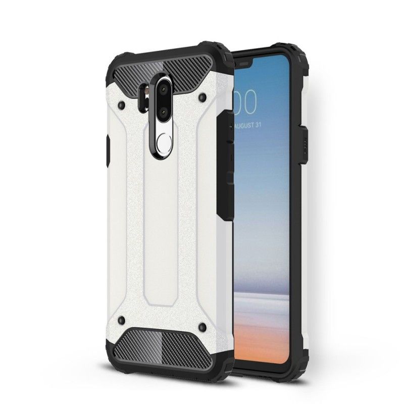 Hoesje LG G7 ThinQ Wit Zwart Overlevende
