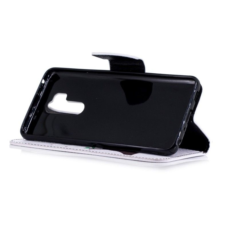 Leren Hoesje LG G7 ThinQ Telefoonhoesje Luie Panda