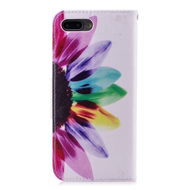 Bescherming Hoesje Honor 10 Telefoonhoesje Aquarelbloem