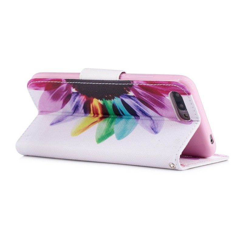 Bescherming Hoesje Honor 10 Telefoonhoesje Aquarelbloem
