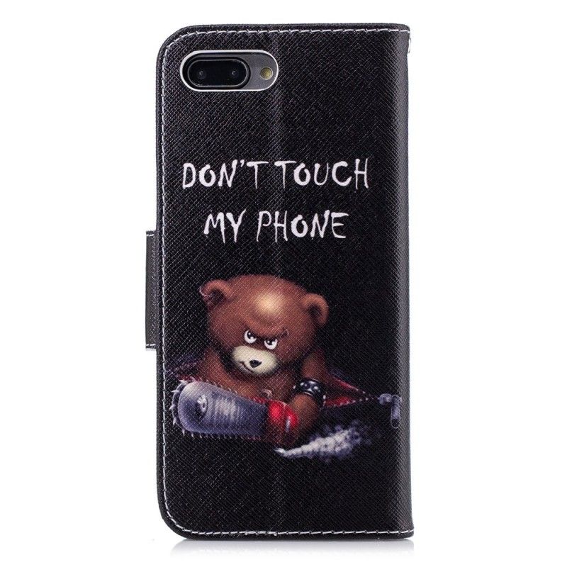 Bescherming Hoesje Honor 10 Telefoonhoesje Gevaarlijke Beer