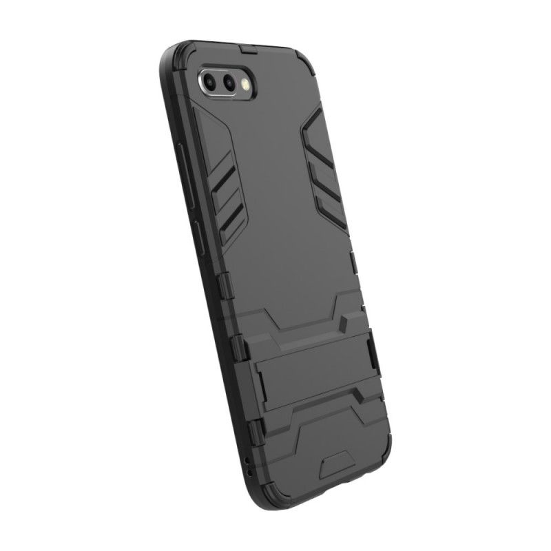 Cover Hoesje Honor 10 Rood Zwart Telefoonhoesje Ultrabestendig