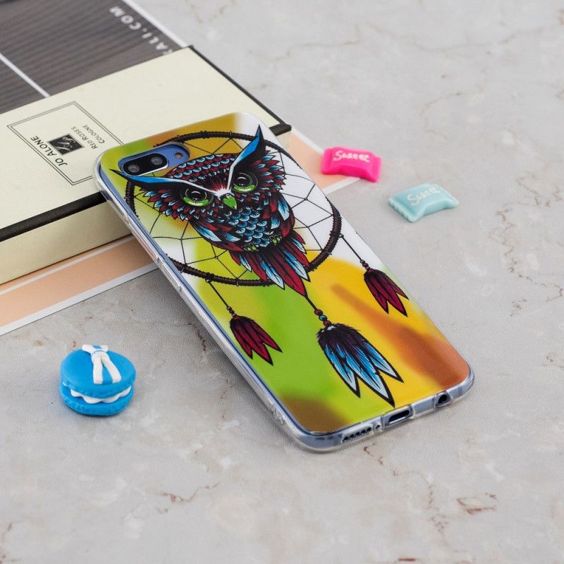 Hoesje Honor 10 Fluorescerende Uil Dromenvanger
