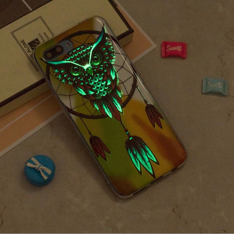 Hoesje Honor 10 Fluorescerende Uil Dromenvanger