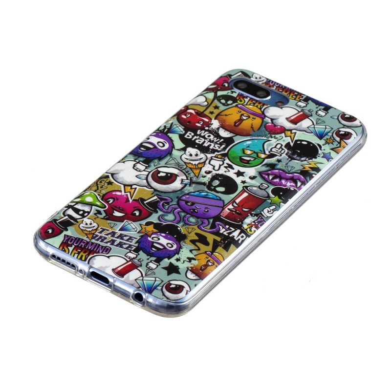 Hoesje Honor 10 Fluorescerende Waanzin