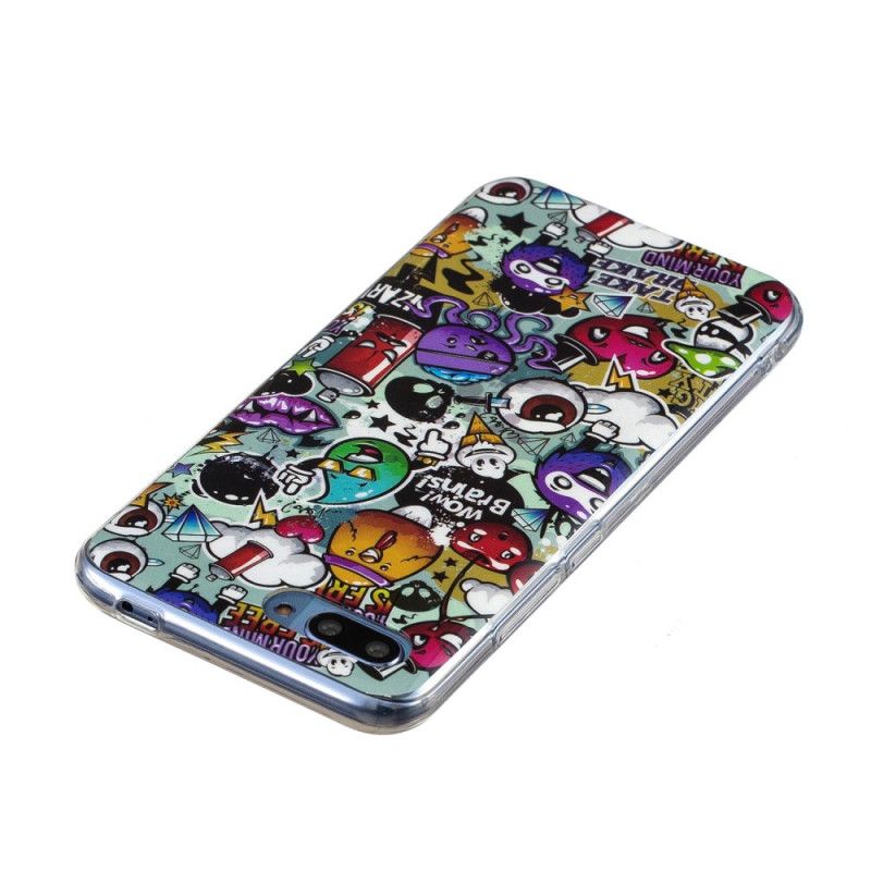 Hoesje Honor 10 Fluorescerende Waanzin