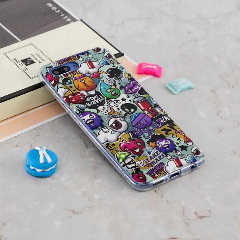 Hoesje Honor 10 Fluorescerende Waanzin