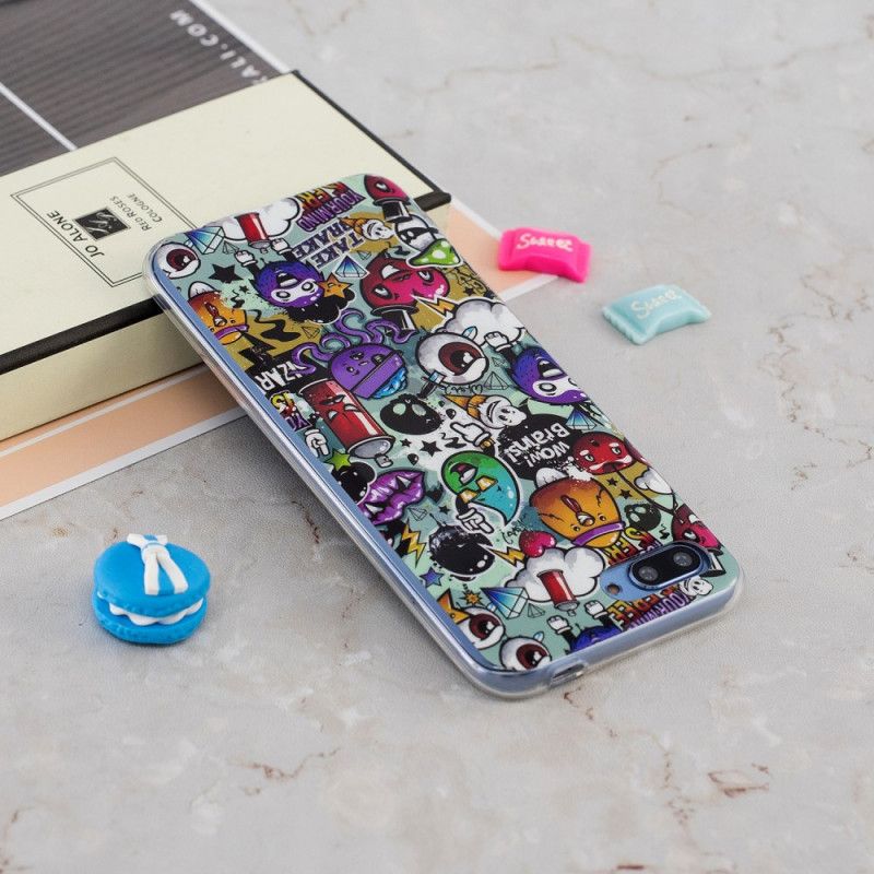 Hoesje Honor 10 Fluorescerende Waanzin