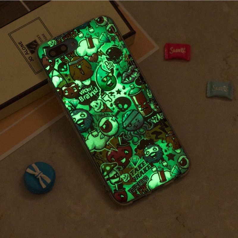 Hoesje Honor 10 Fluorescerende Waanzin