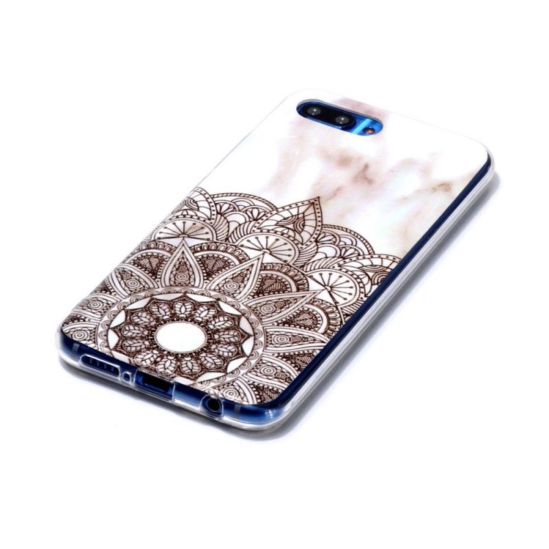 Hoesje Honor 10 Gemarmerde Mandala