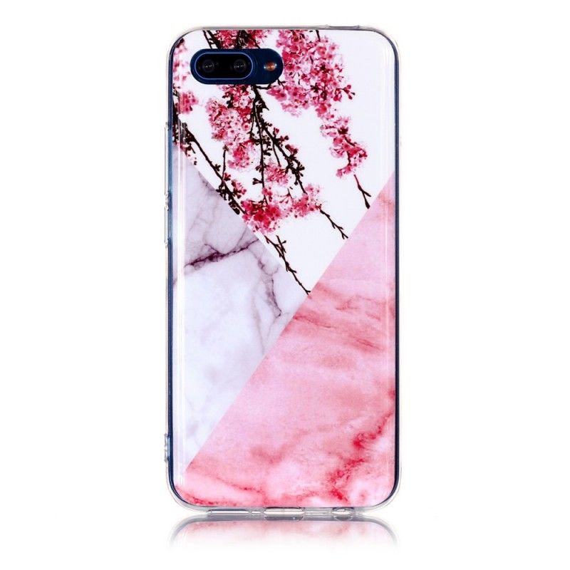 Hoesje Honor 10 Gemarmerde Pruimenbloesems