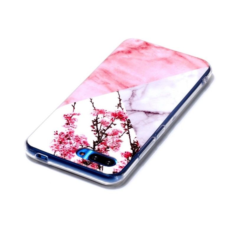 Hoesje Honor 10 Gemarmerde Pruimenbloesems