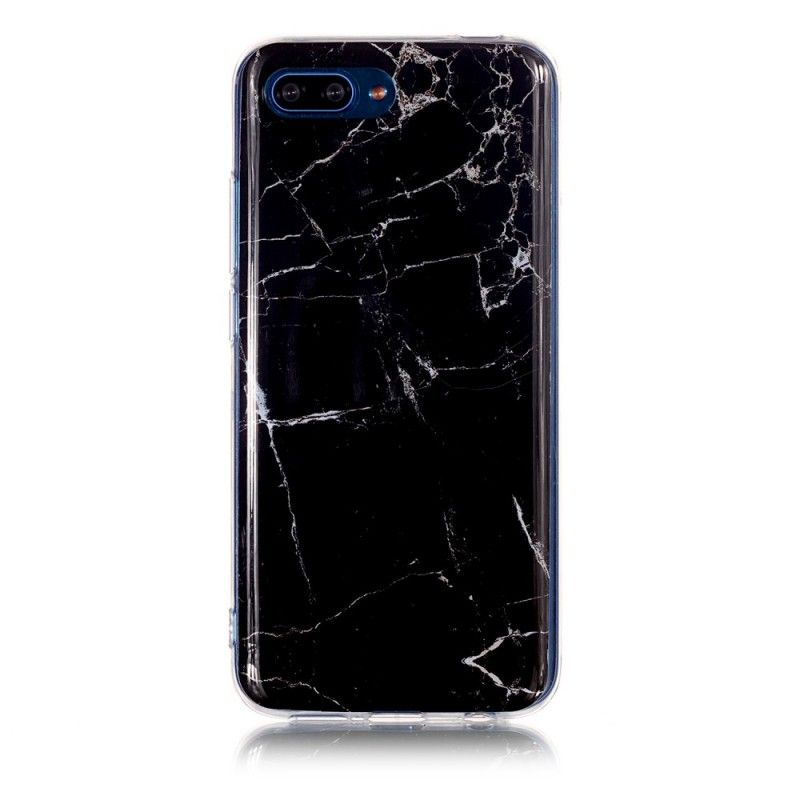 Hoesje Honor 10 Groen Wit Marmer