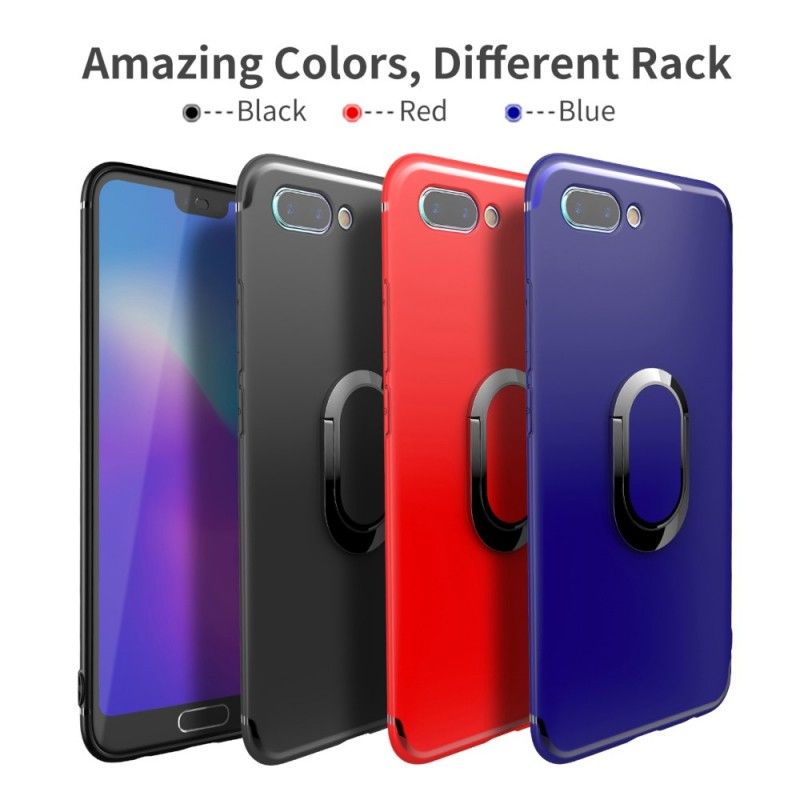 Hoesje Honor 10 Rood Premium Magnetische Ring
