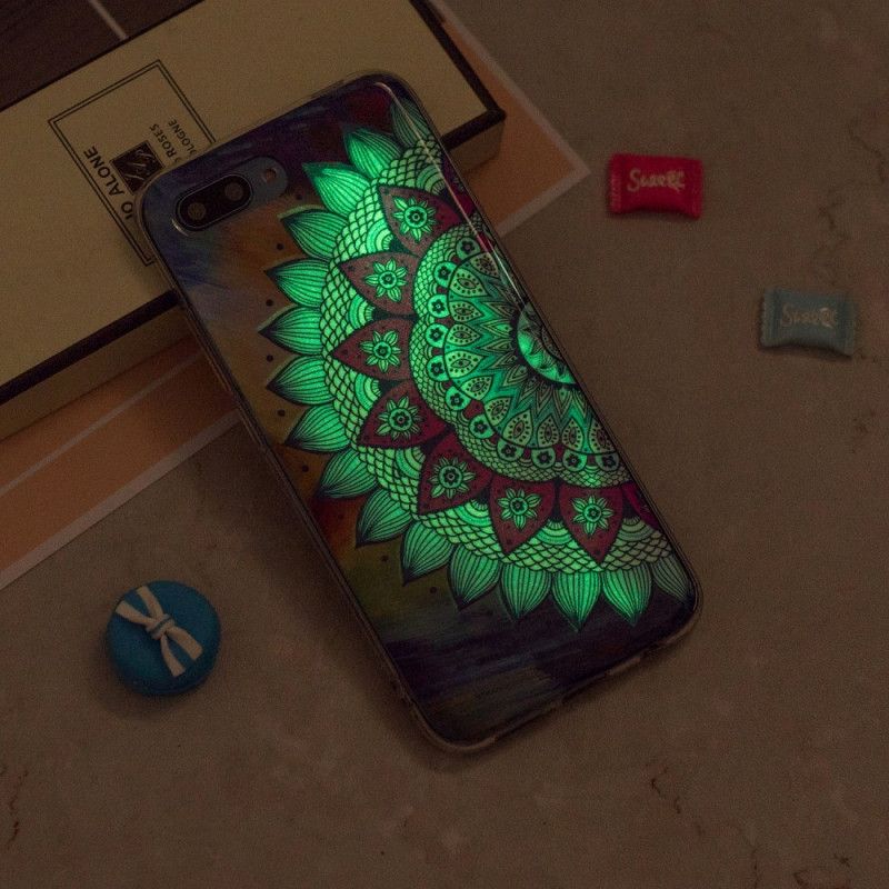 Hoesje voor Honor 10 Fluorescerende Mandala
