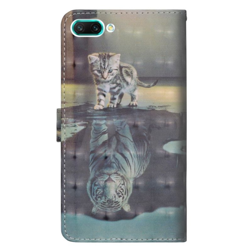 Leren Hoesje voor Honor 10 Ernest De Tijger