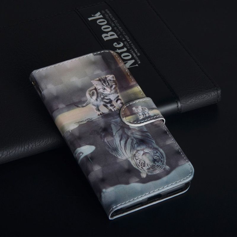 Leren Hoesje voor Honor 10 Ernest De Tijger