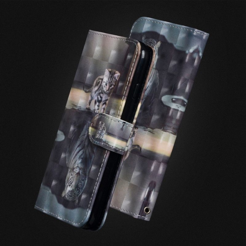 Leren Hoesje voor Honor 10 Ernest De Tijger
