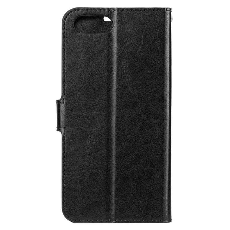 Leren Hoesje voor Honor 10 Zwart Leereffect