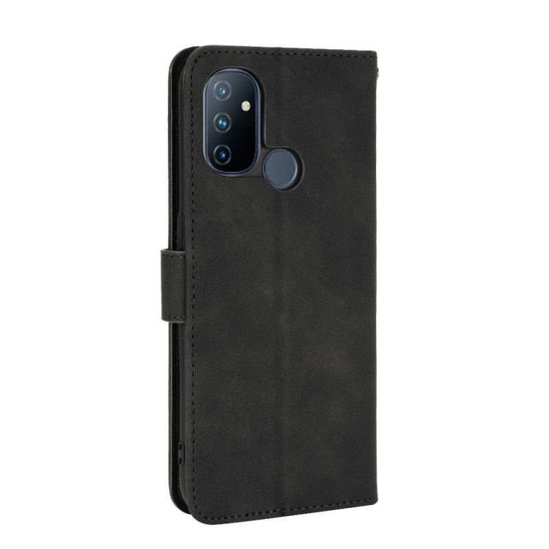 Bescherming Hoesje OnePlus Nord N100 Magenta Zwart Huid-Aanraking