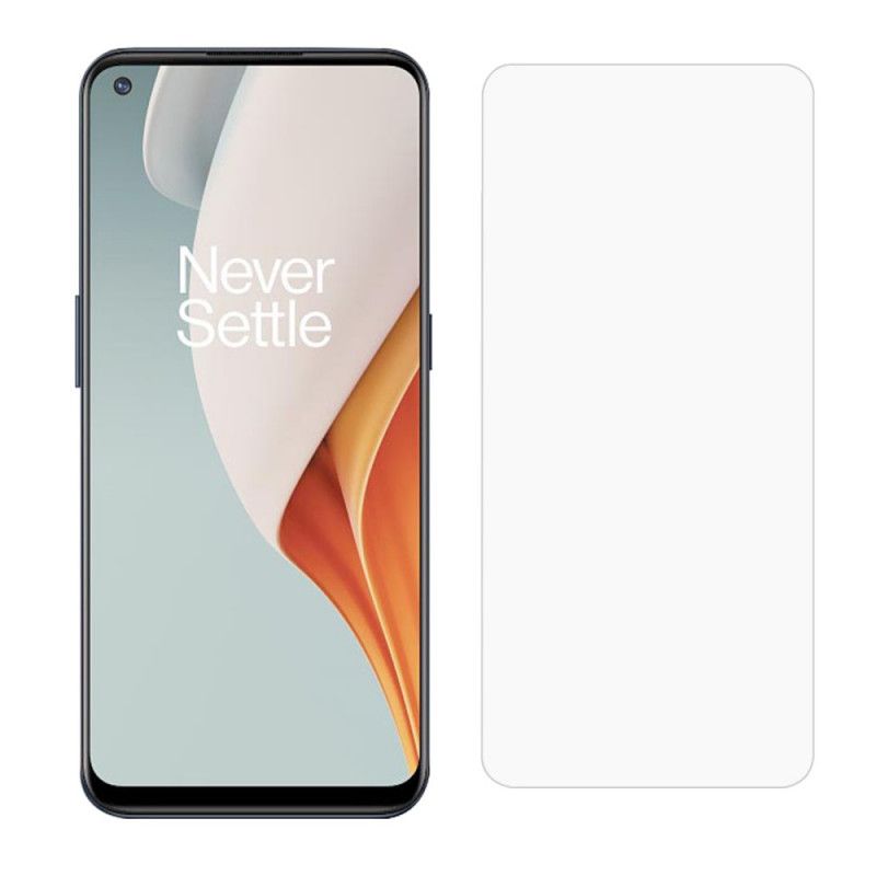 Boogrand (0.2 Mm) Gehard Glasbescherming Voor Het OnePlus Nord N100 Scherm