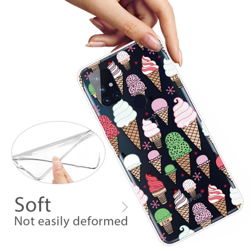 Case Hoesje OnePlus Nord N100 Telefoonhoesje Roomijs