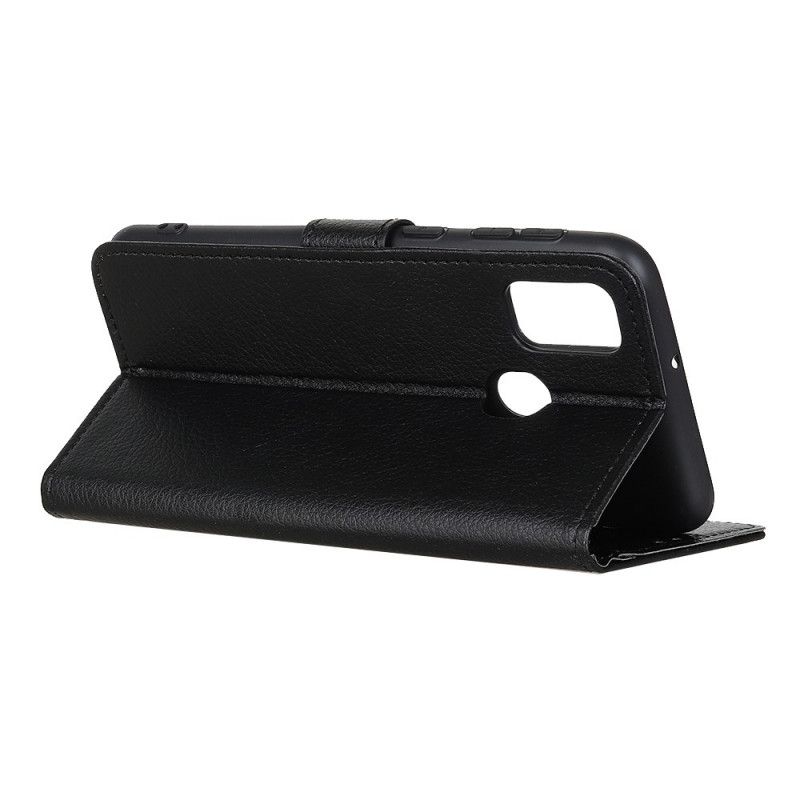 Cover Folio-hoesje OnePlus Nord N100 Rood Zwart Telefoonhoesje Traditioneel Lychee