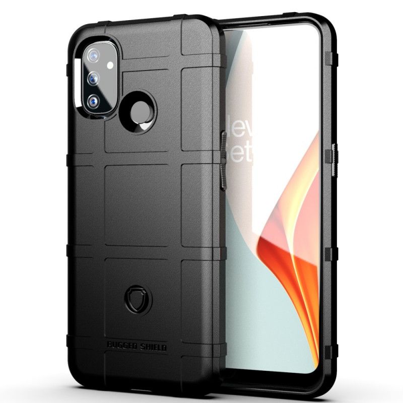 Hoesje OnePlus Nord N100 Grijs Zwart Robuust Schild