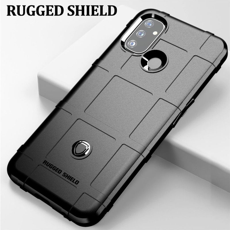 Hoesje OnePlus Nord N100 Grijs Zwart Robuust Schild
