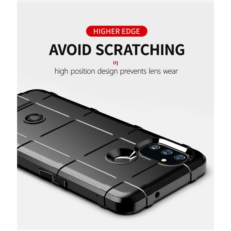 Hoesje OnePlus Nord N100 Grijs Zwart Robuust Schild