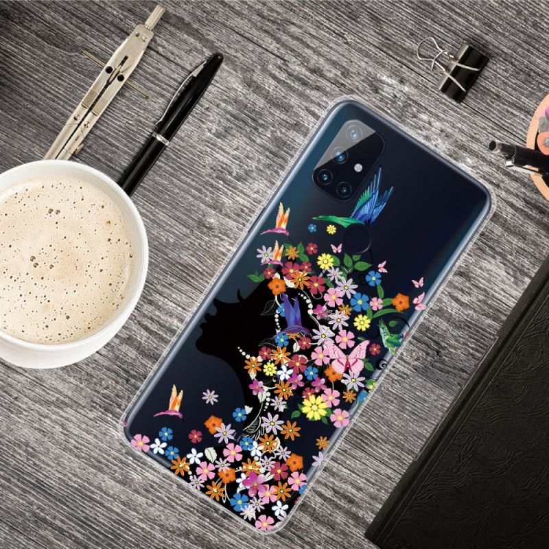 Hoesje OnePlus Nord N100 Mooi Bloemhoofdje