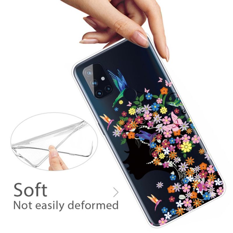 Hoesje OnePlus Nord N100 Mooi Bloemhoofdje