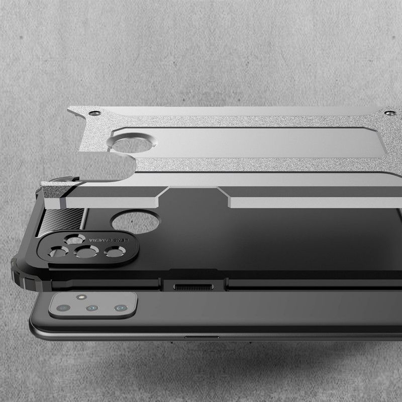 Hoesje OnePlus Nord N100 Rood Zwart Overlevende