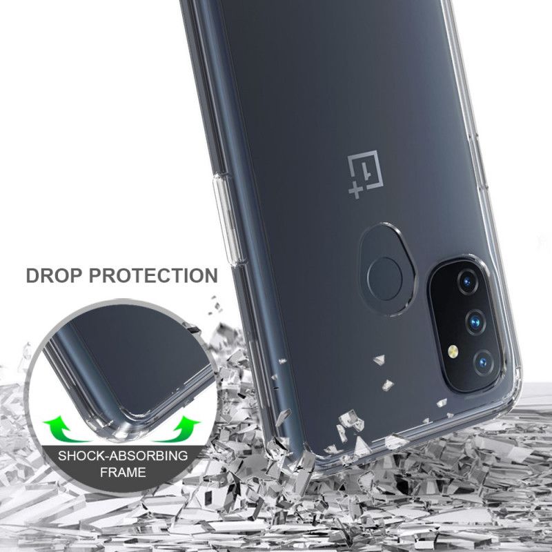 Hoesje OnePlus Nord N100 Transparant Hybride Ontwerp