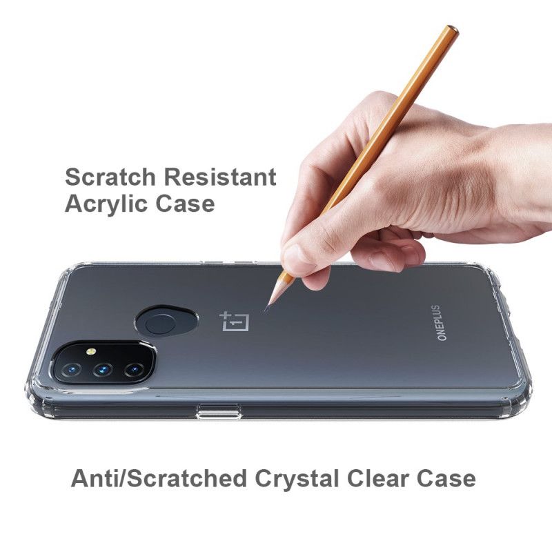 Hoesje OnePlus Nord N100 Transparant Hybride Ontwerp